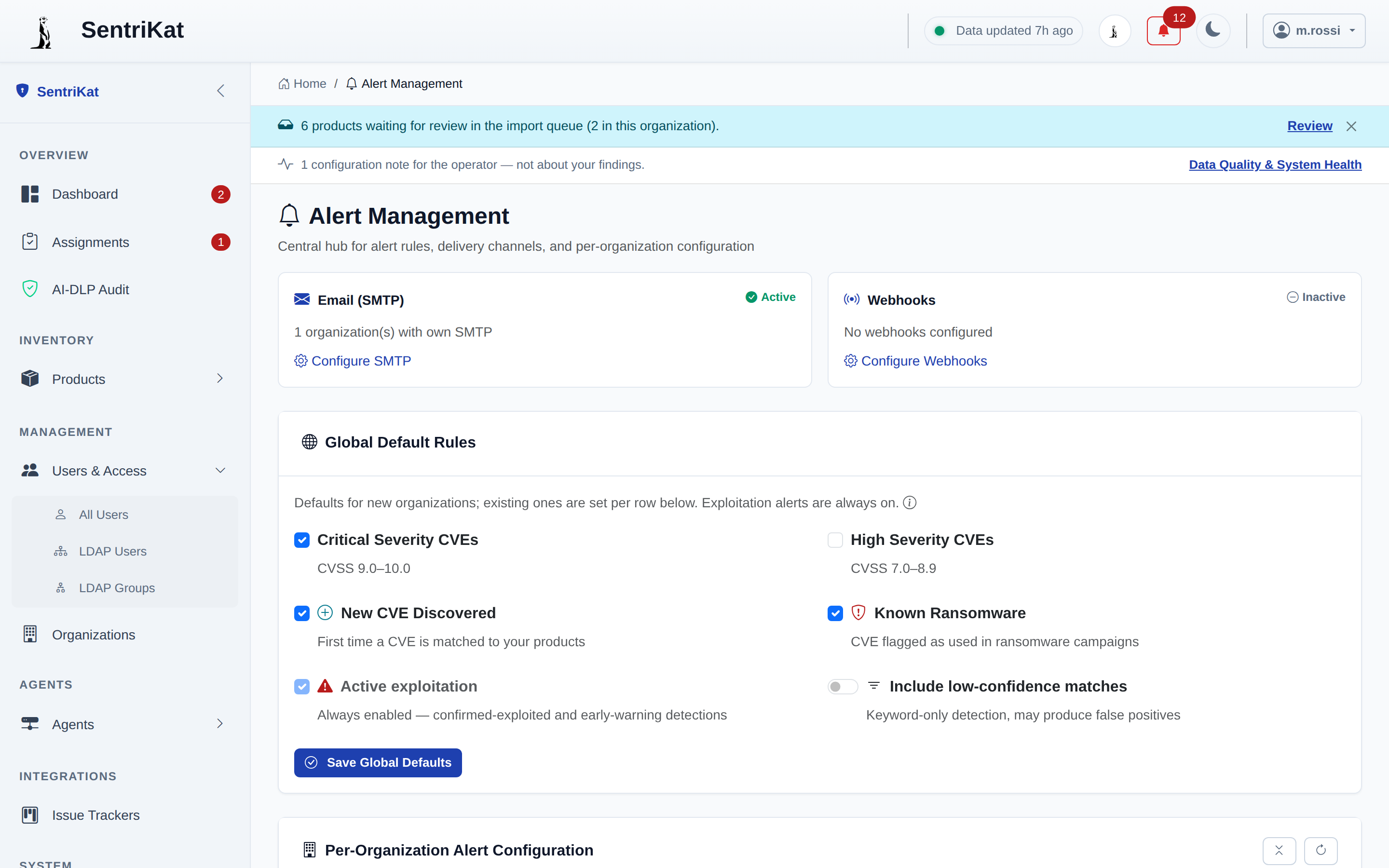 Alert Management
